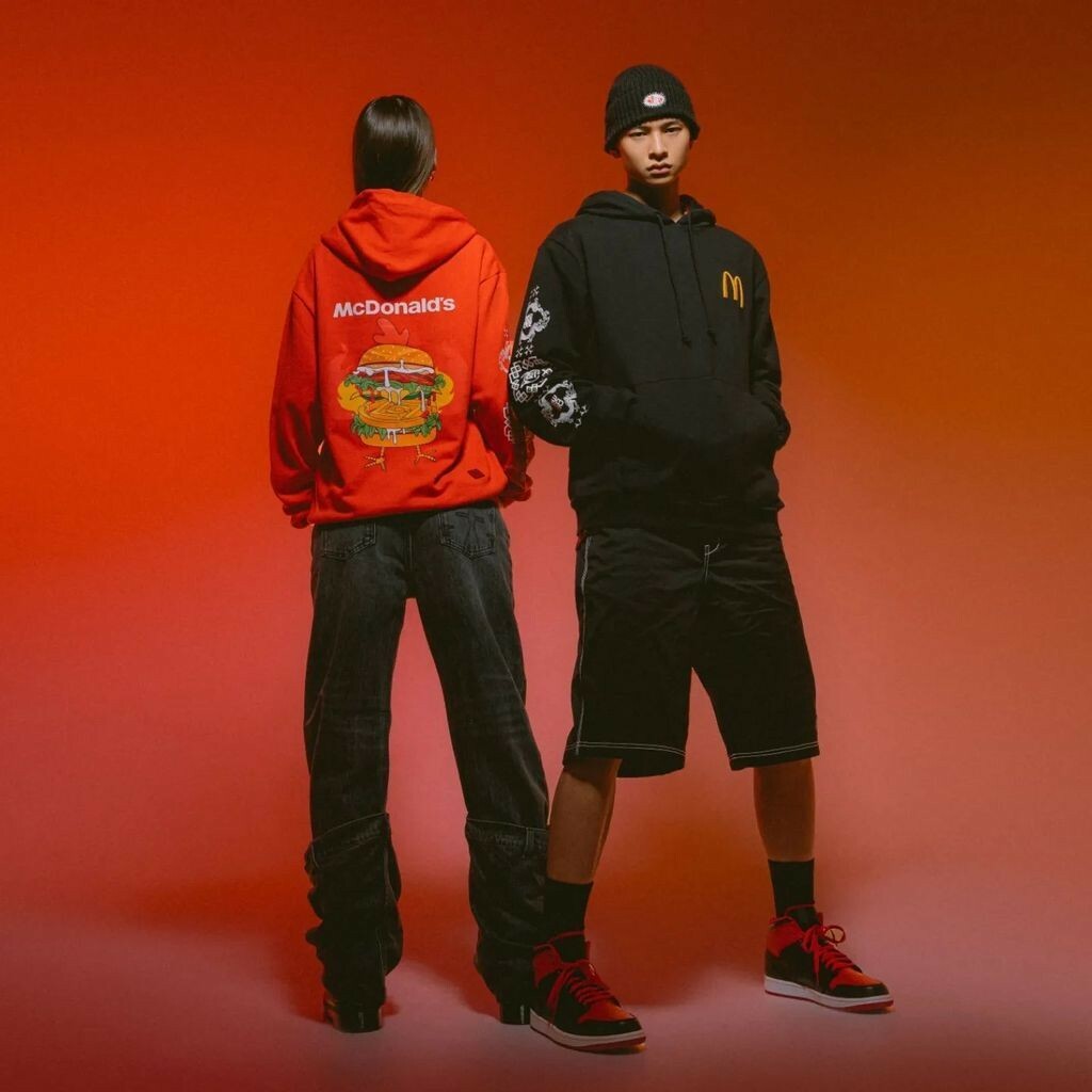 CLOT x 麥當勞 限定聯名款 漢堡圖案 帽T