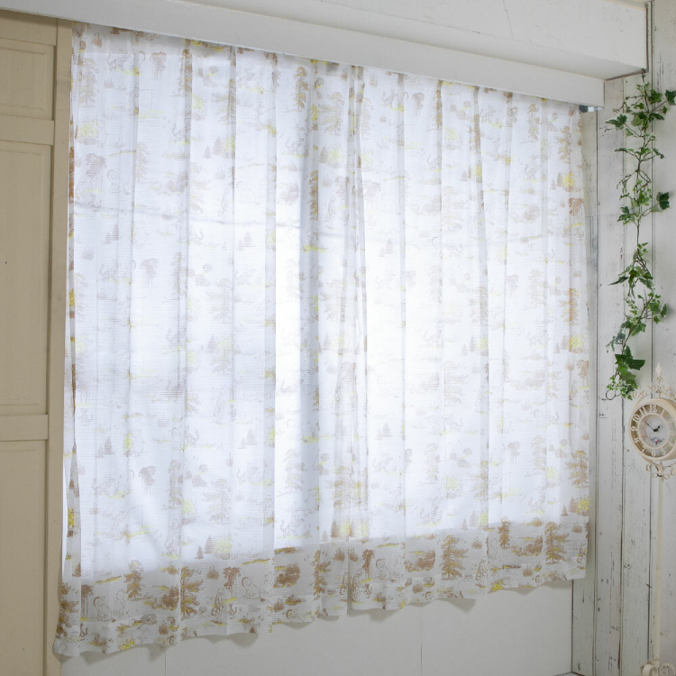 23022-PH 迪士尼經典小熊維尼防UV窗紗 (一套2塊) #JP-BD23-SB-657-D