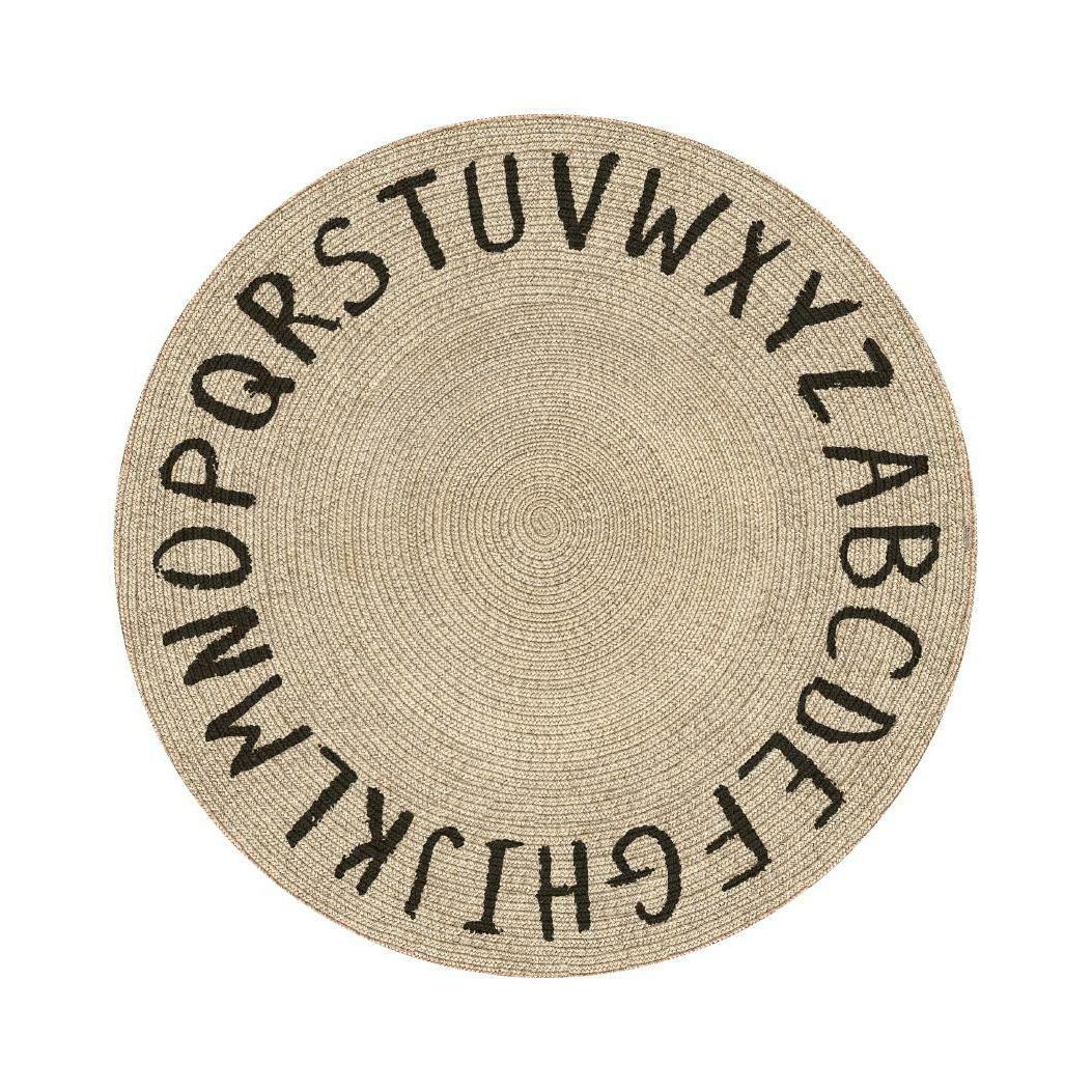 Beija Flor - 字母織紋兒童地墊 (米)