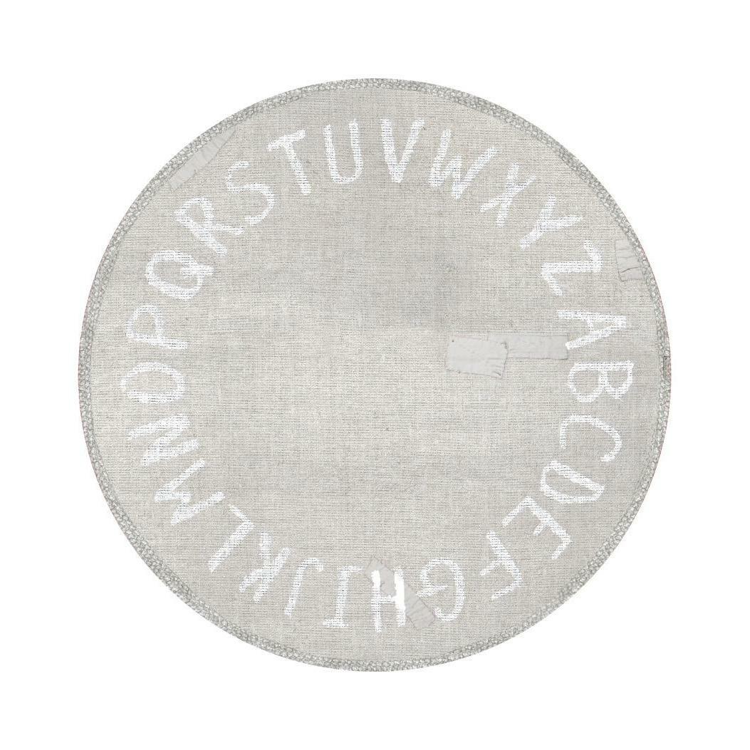 Beija Flor - 字母織紋兒童地墊 (灰)