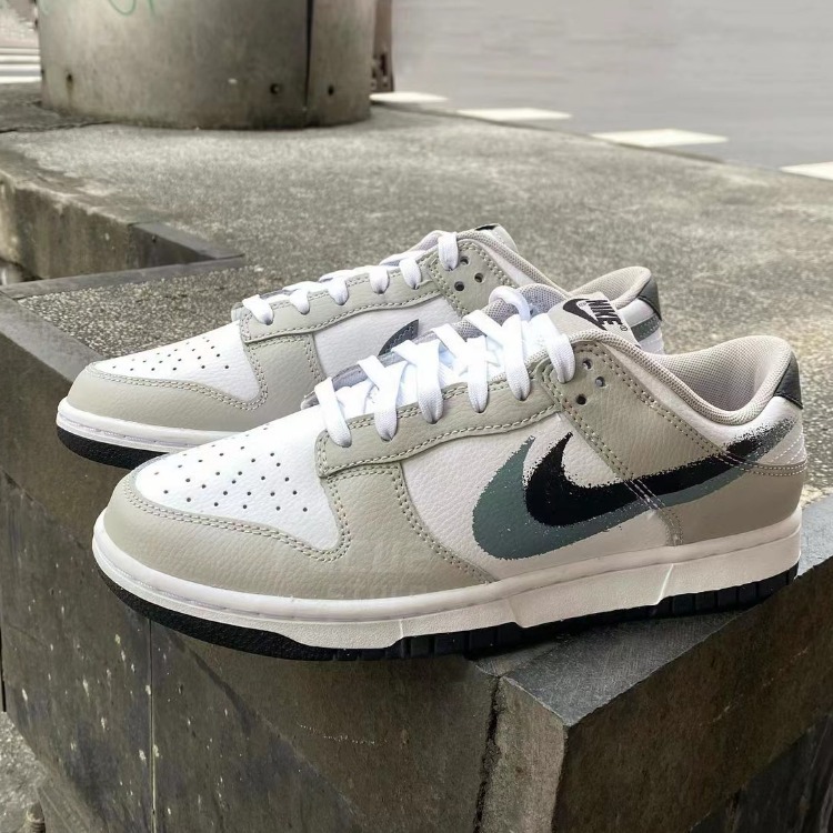 Nike Dunk Low 'Spray Paint Swoosh' FD0661-100【現貨商品】