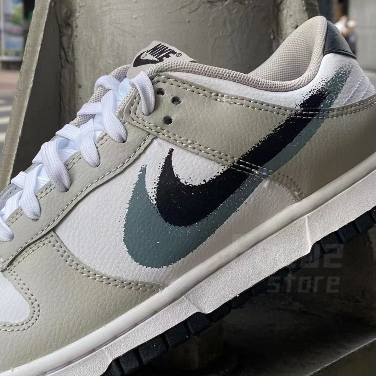 Nike Dunk Low 'Spray Paint Swoosh' FD0661-100【現貨商品】