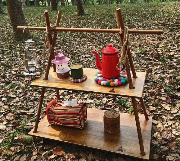 *【HOT CAMP】手作梯形置物架