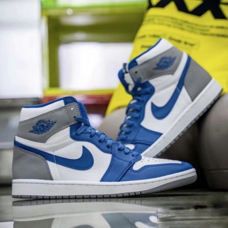 Air Jordan 1 Mid 'Cement True Blue' DQ8426-014【現貨商品】