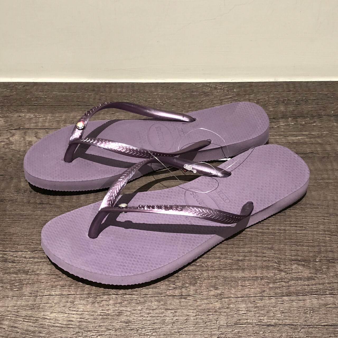 Havaianas 哈瓦仕 拖鞋 女鞋 夾腳拖 人字拖 施華洛世奇 女款 紫色 4145651-1780