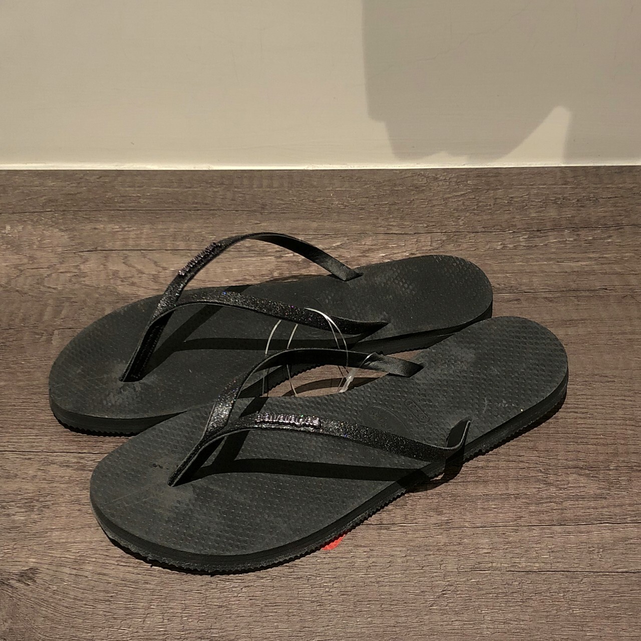 Havaianas 哈瓦仕 拖鞋 夾腳拖 亮片 黑 女款 4148041-0090