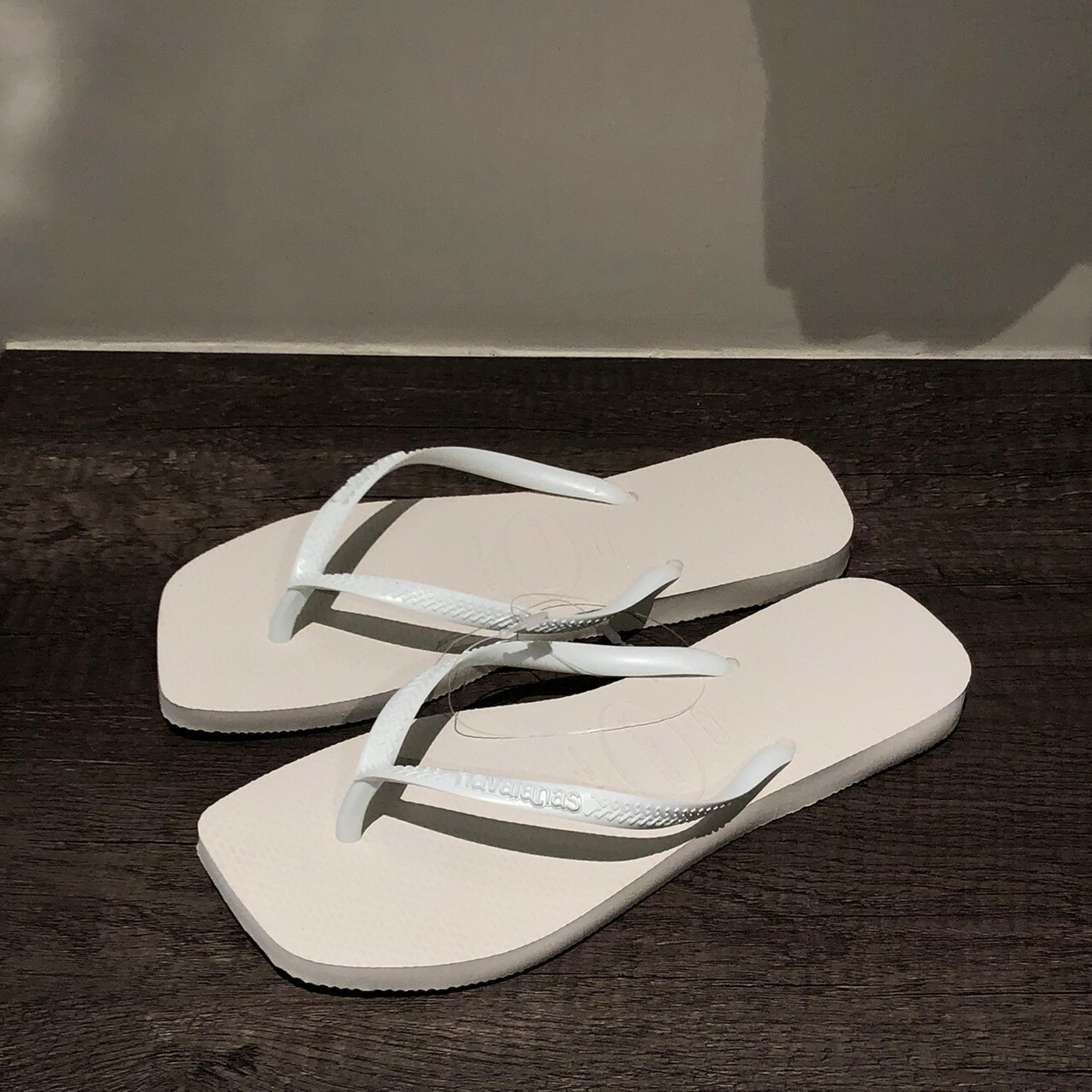 Havaianas 哈瓦仕 拖鞋 夾腳拖 素面 白色 女款 4148301-0001
