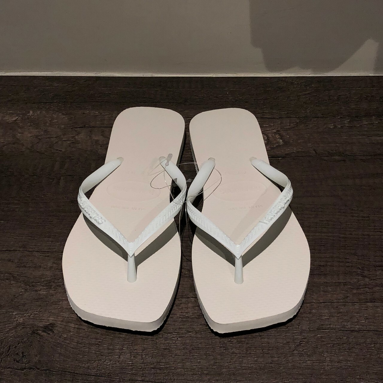 Havaianas 哈瓦仕 拖鞋 夾腳拖 素面 白色 女款 4148301-0001