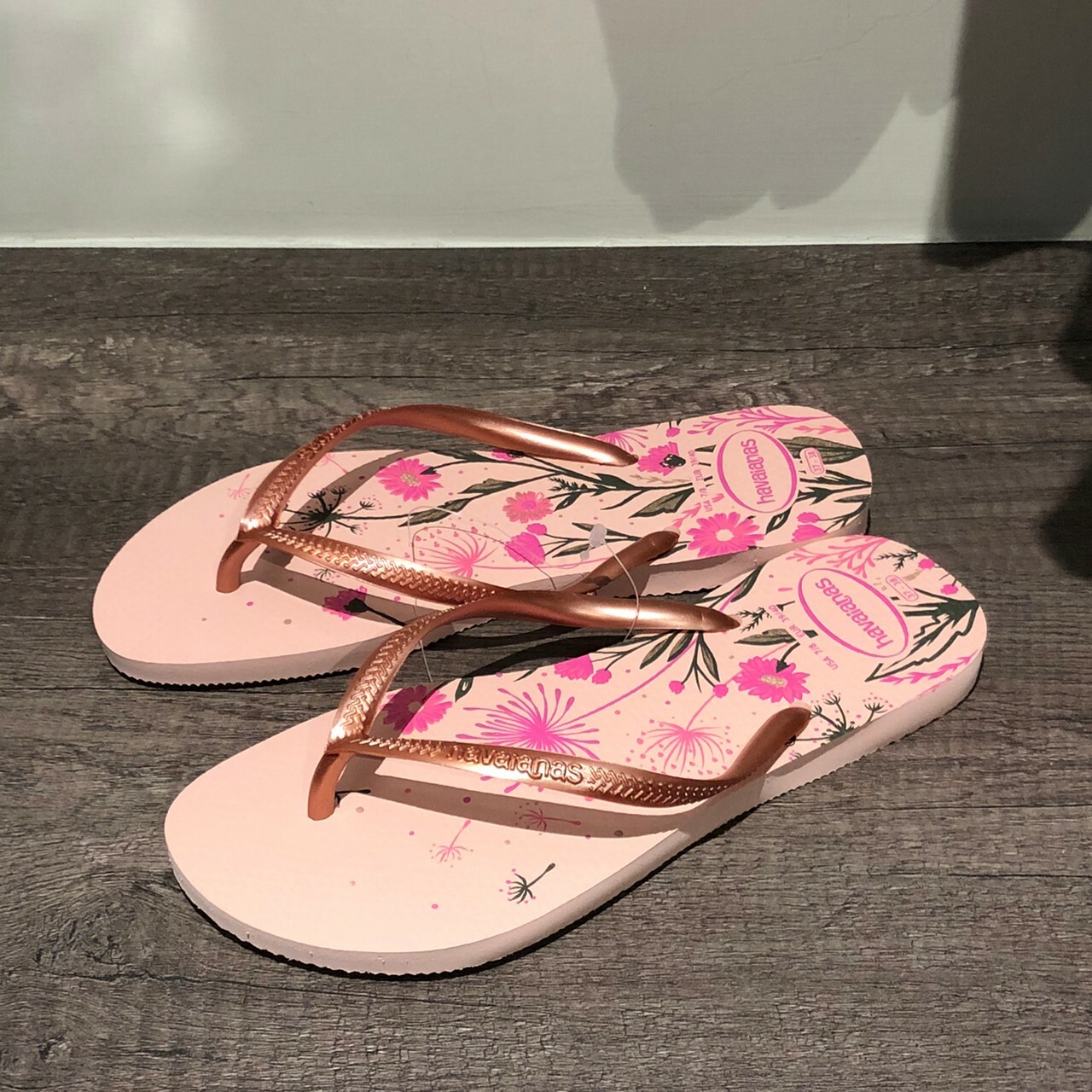 Havaianas 哈瓦仕 拖鞋 夾腳拖 花卉 女鞋 櫻花粉 4132823-2022