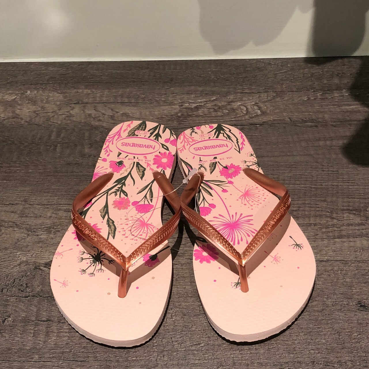 Havaianas 哈瓦仕 拖鞋 夾腳拖 花卉 女鞋 櫻花粉 4132823-2022