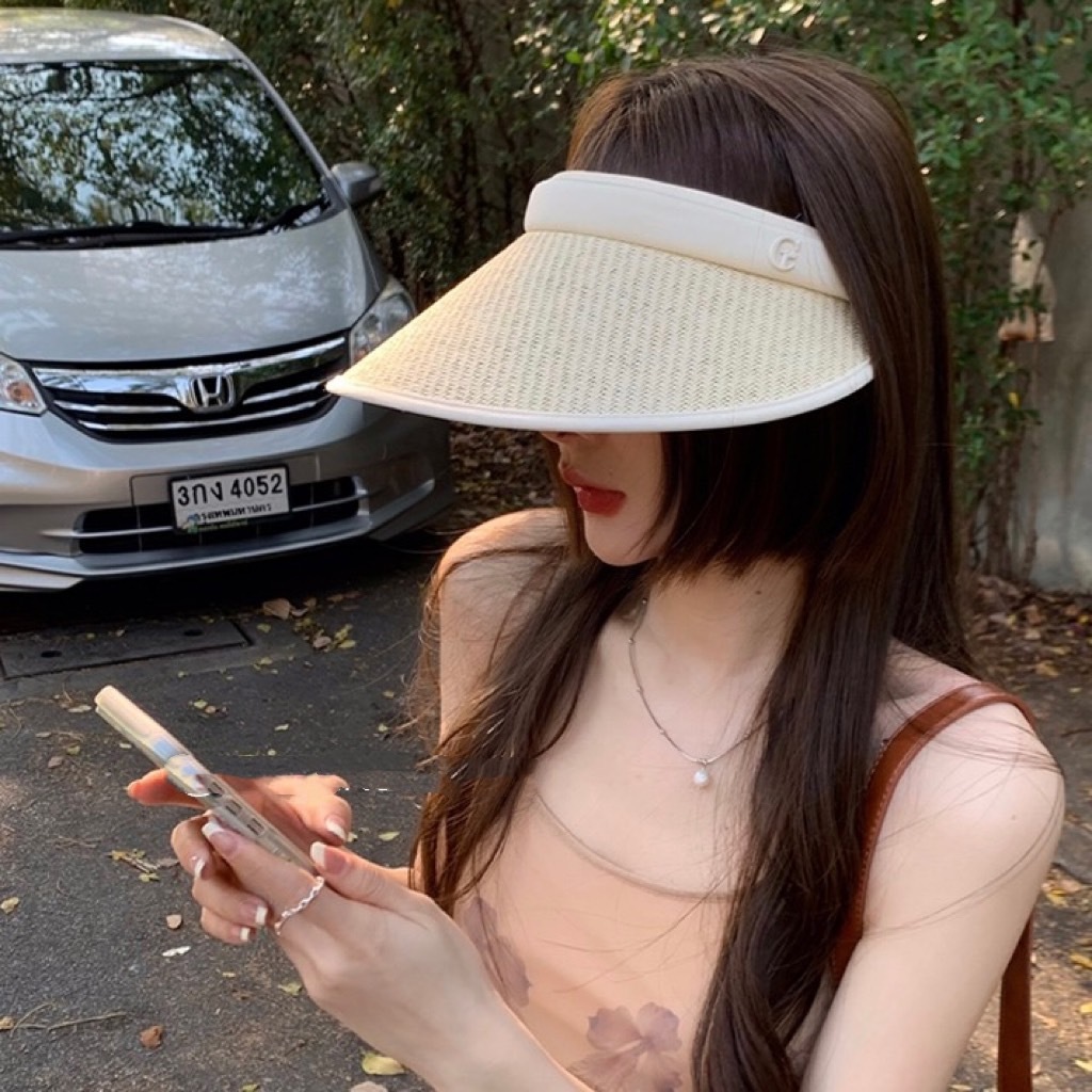 小G滾邊度假太陽帽/四色