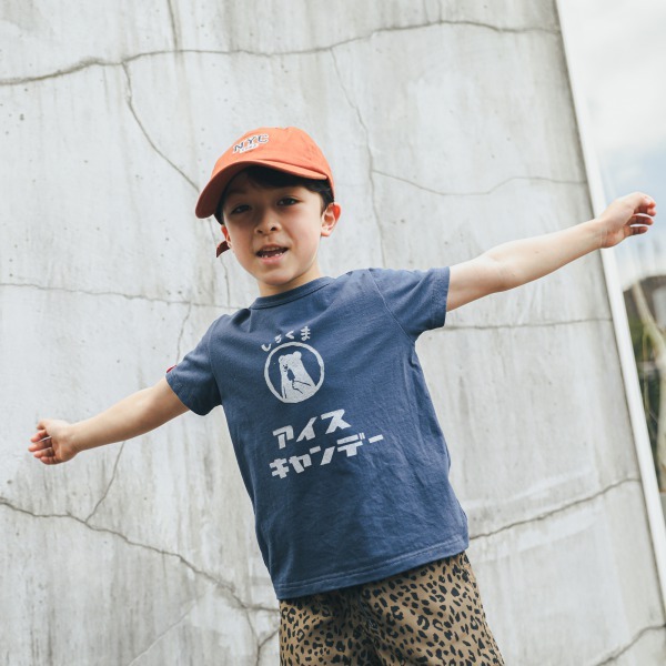 日本2nd 昭和 冰棒北極熊 天竺棉短袖上衣  (白色，100) 830134