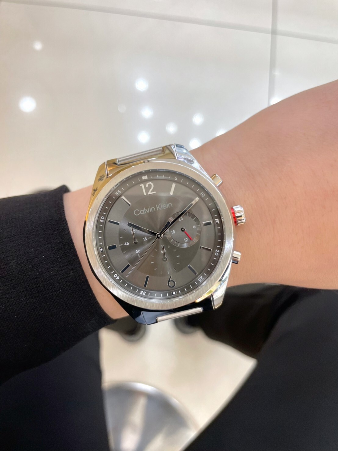 【CALVIN KLEIN】Force系列 CK都會時尚質感經典三眼計時男錶 CK25200264 45mm 現代鐘錶