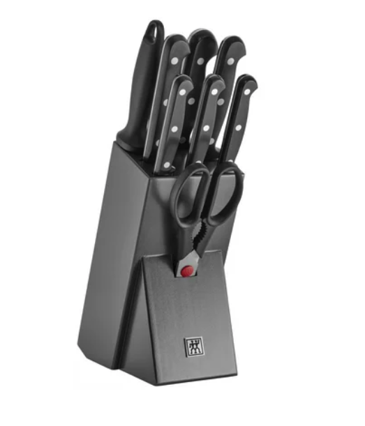 【熱賣刀款】德國孖人牌 Twin Chef 系列 9件刀套裝連刀座