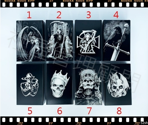 【LAIFU】多圖雷射刻圖，經典時尚系列 滑蓋型 20支裝 鋁合金 煙盒 菸盒 防壓 可整包放入 現貨