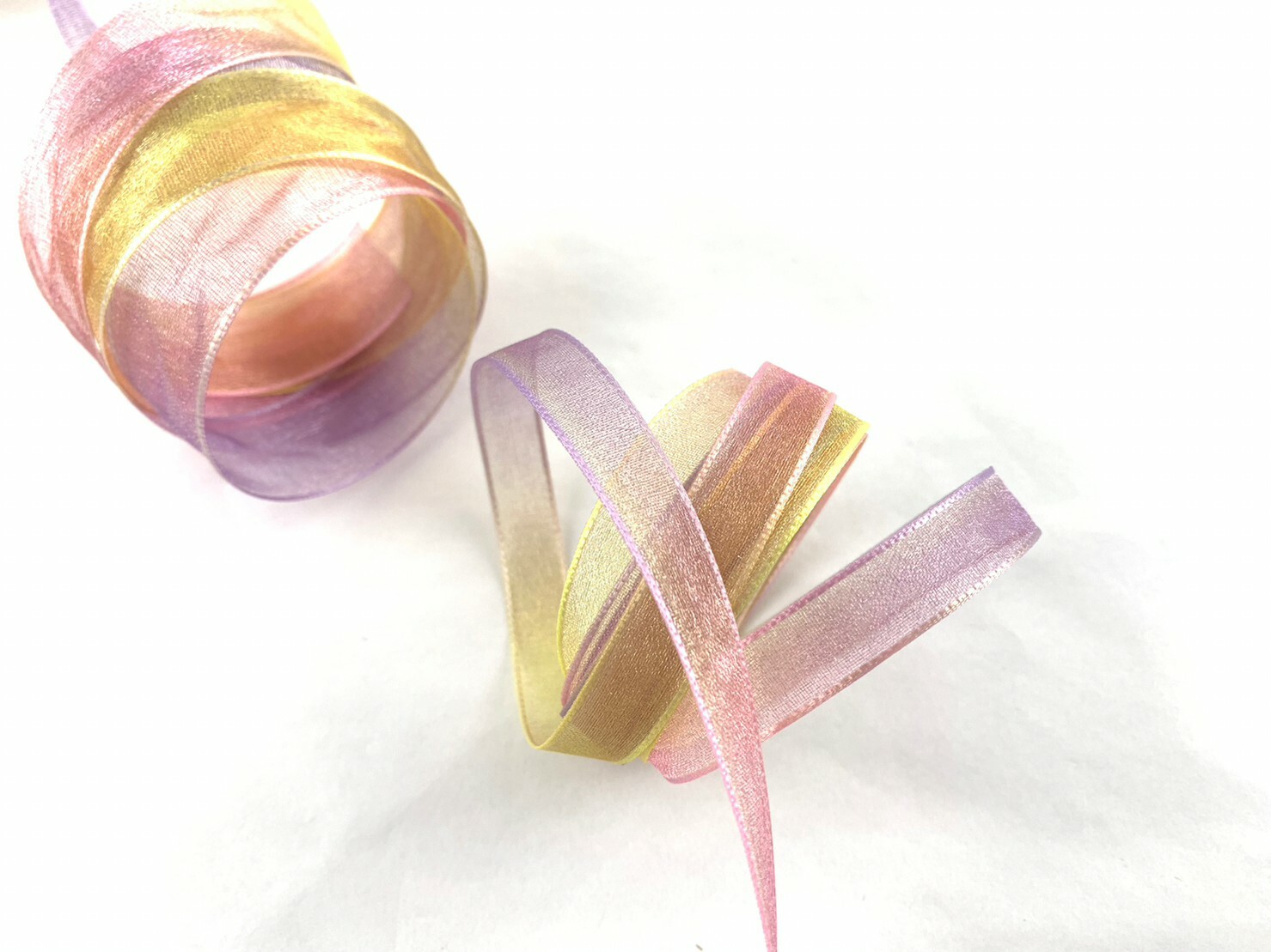 珠光感彩色漸層網紗/完全限量品/2款寬度