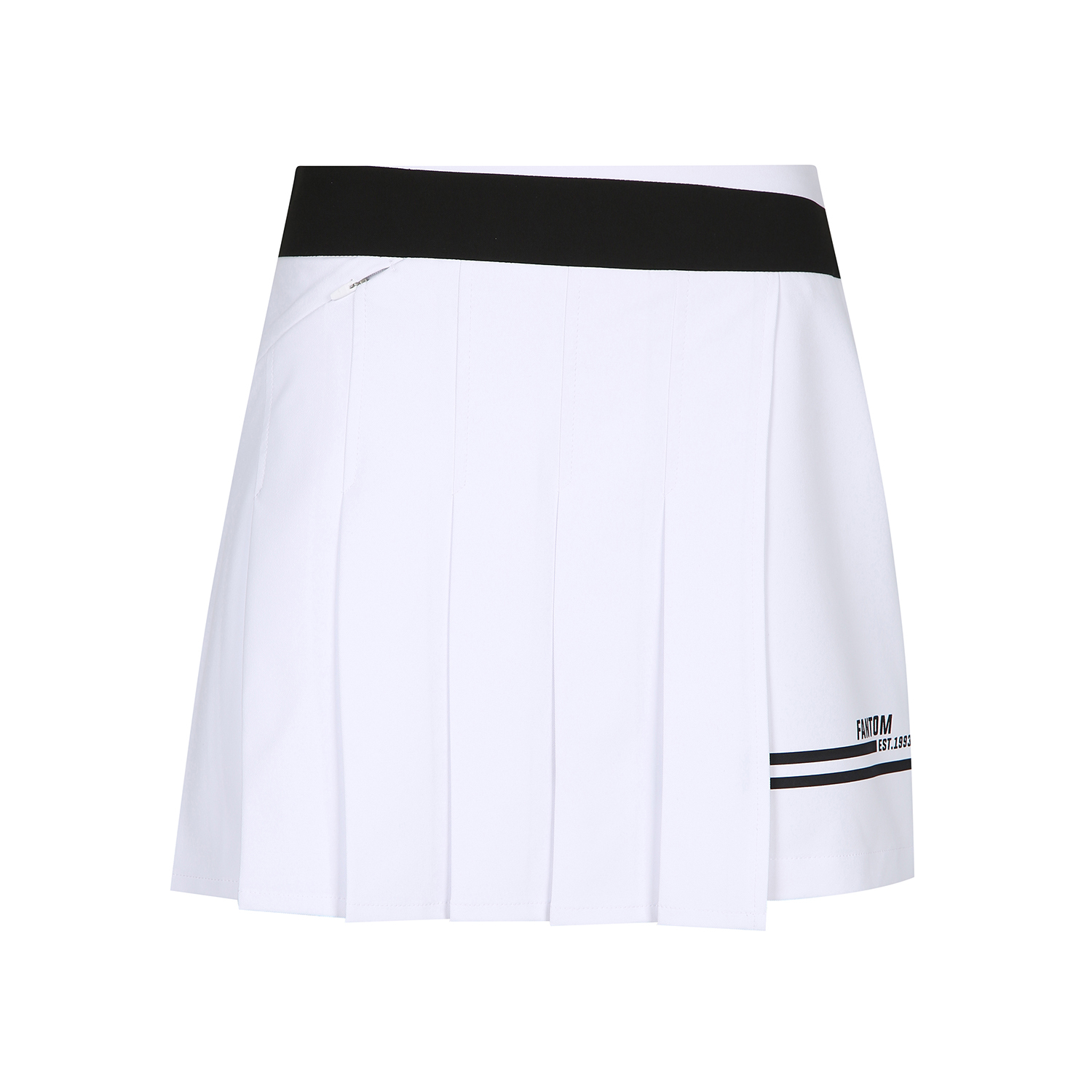 女款 M8 韓版New折扣/韓國正品FanTom同步/韓風高球超正酷感交錯一片百褶裙裙褲/韓流高爾夫網美推薦