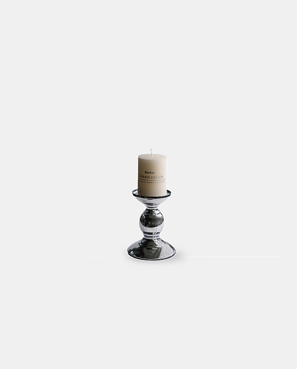 Silver Candlestick (S) 鍍銀燭台/ 矮款
