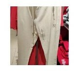 [S] ARMANI EXCHANGE SMALL SIDE LOGO PATCH TRACK PANTS,CREAM, 7VYP82YJH3Z-0111 (SAX51)