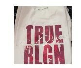 [S] TRUE RELIGION SCRIPT TRUE RELIGION SLIM CREW TEE,OPTIC WHITE, 205676-OPTIC WHITE, FINAL SALE (STR107)