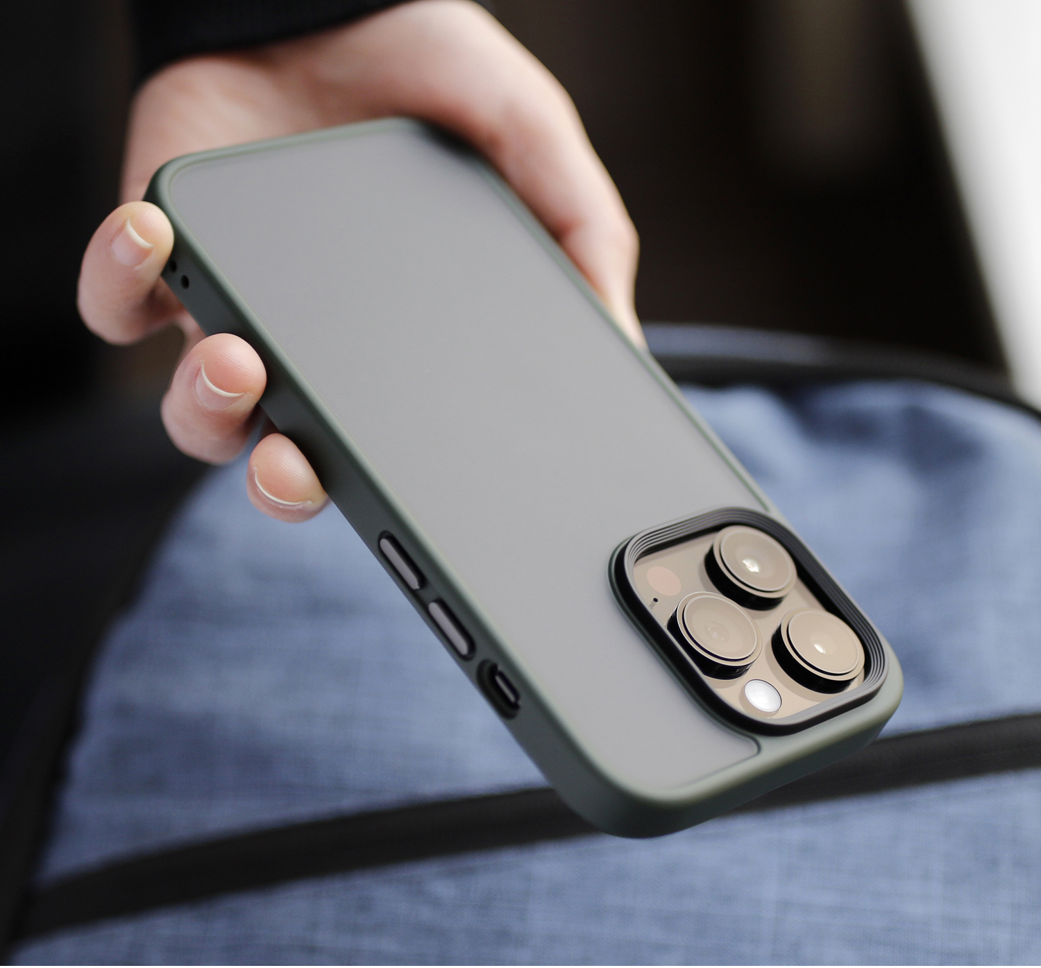 買一送一 iPhone鋁合金按鍵磨砂殼 【TPU+PC軍規防摔雙材質＋耐髒磨砂】升級鋁合金按鍵