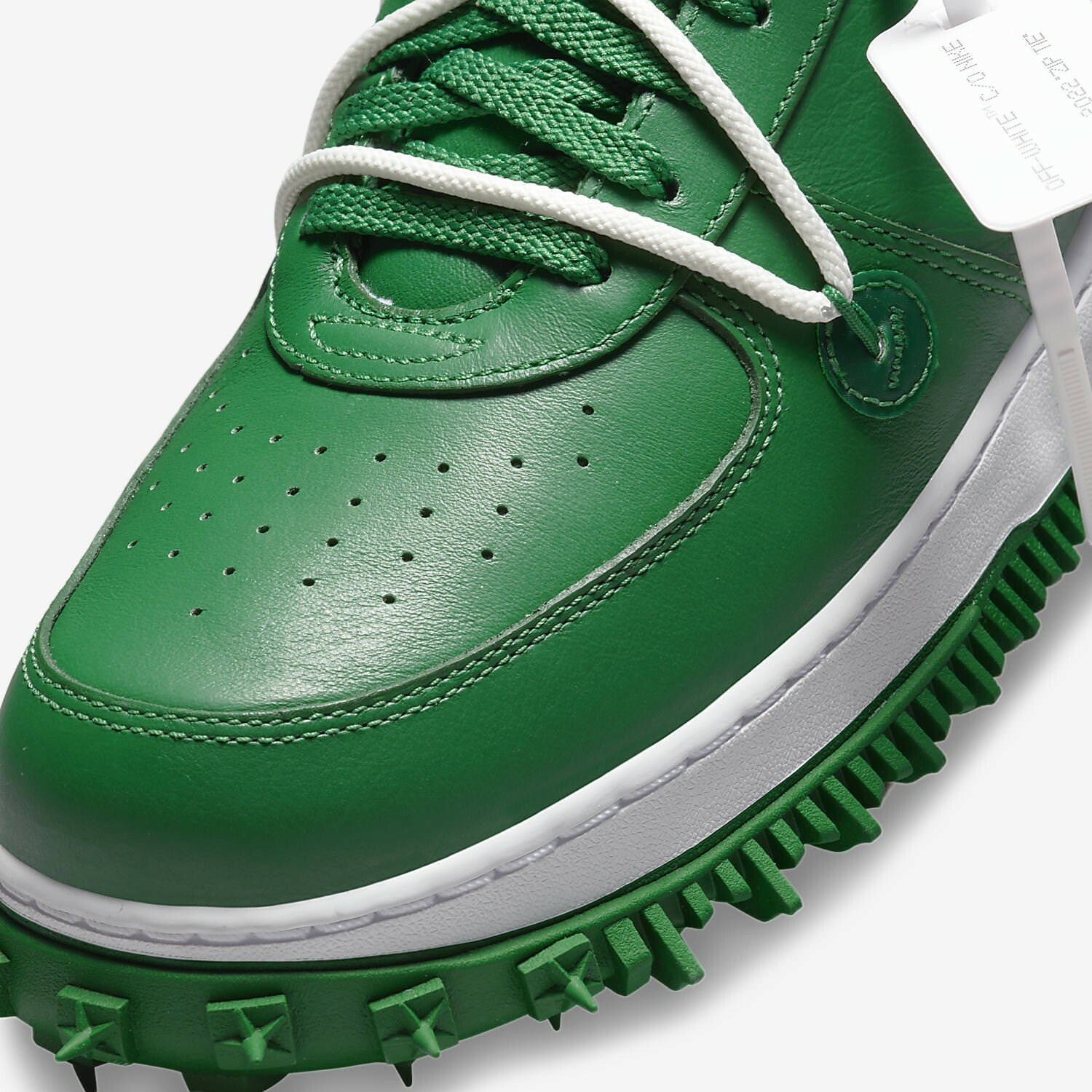 OFF-WHITE X Nike Air Force 1 Mid “Pine Green” 聯名款綠色男女