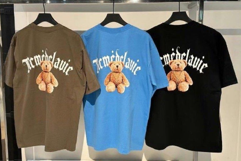 ADLV GOLD CHAIN TEDDY BEAR T SHIRT