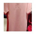 [S] ARMANI EXCHANGE DEBOSSED LOGO SWEATSHIRT DRESS,PINK, 8NYAGYYJ68Z-14AH (SAX152)