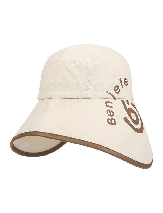 女款 M8 韓國正品Benjefe Golf同步/韓版Big Logo Print Women's Variant Hat/大徽標印花寬版邊緣漁夫帽 /高爾夫球淑女防曬帽 遮陽帽