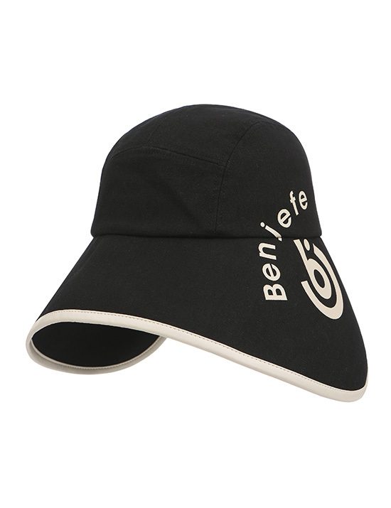 女款 M8 韓國正品Benjefe Golf同步/韓版Big Logo Print Women's Variant Hat/大徽標印花寬版邊緣漁夫帽 /高爾夫球淑女防曬帽 遮陽帽