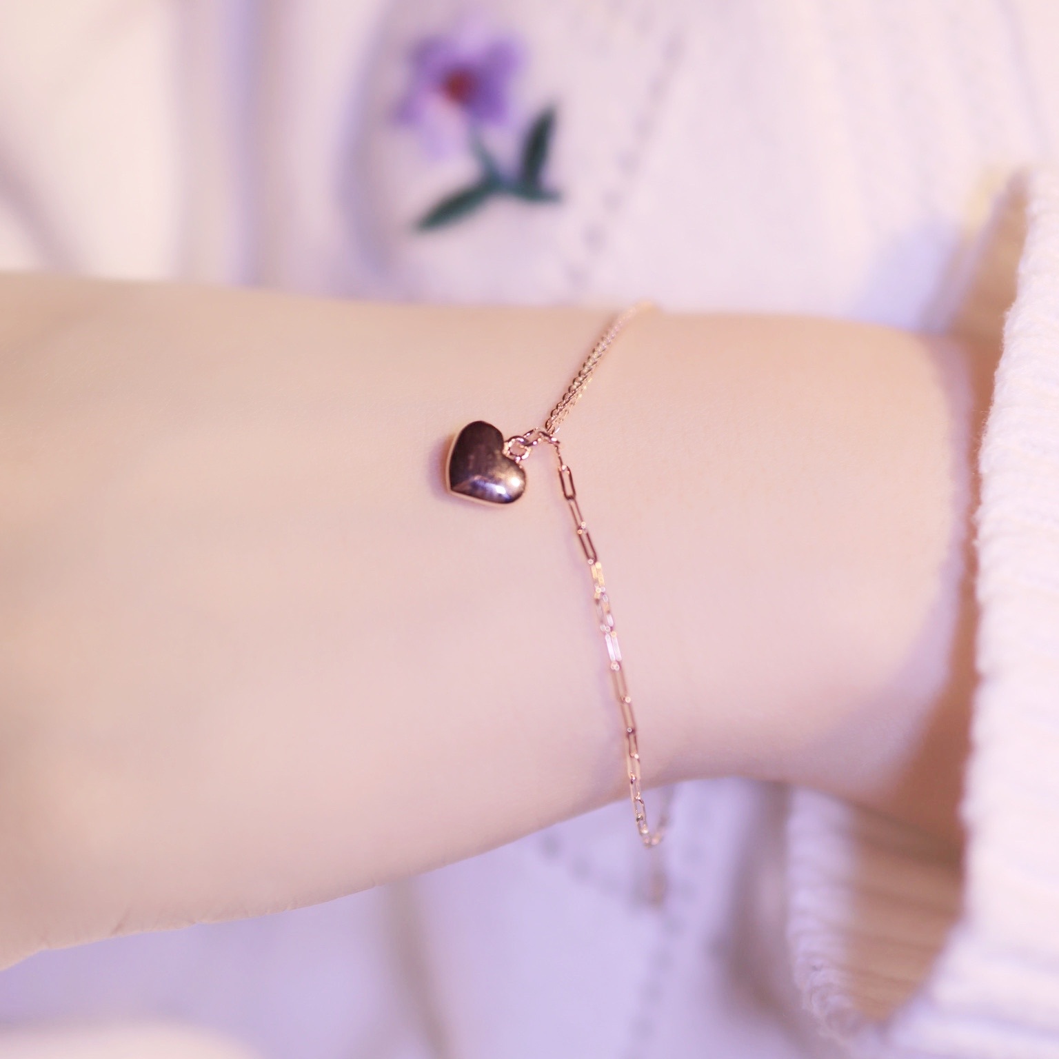 | 999足銀・白金・ 玫瑰金 | 我行我素我愛你手鏈 (銀/玫瑰金) | BR0853 |