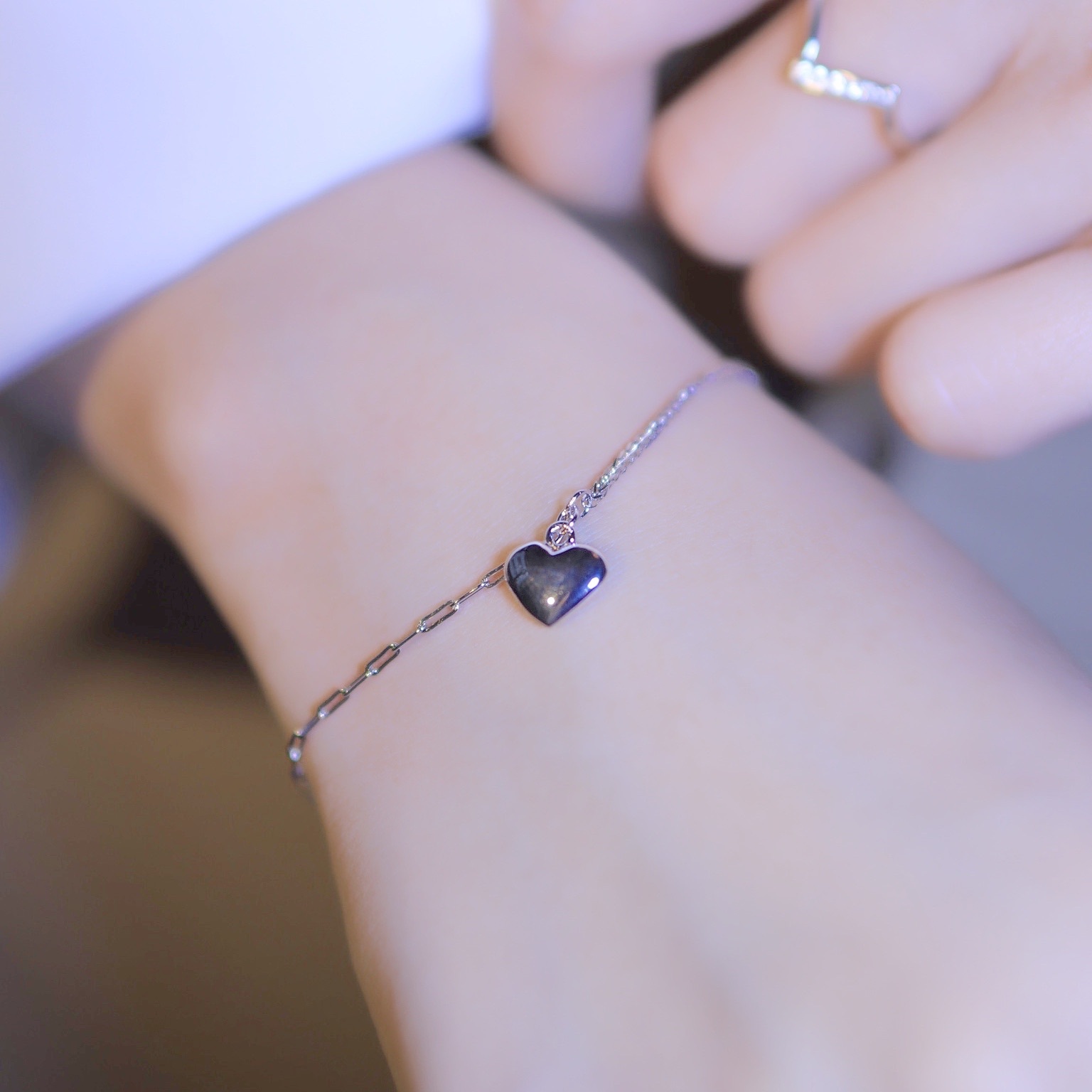 | 999足銀・白金・ 玫瑰金 | 我行我素我愛你手鏈 (銀/玫瑰金) | BR0853 |