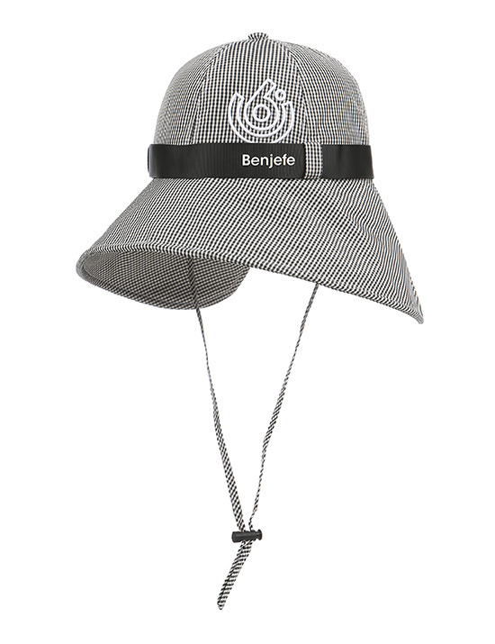 女款 M8 韓國正品Benjefe Golf同步/韓版Big Logo Print Women's Variant Hat/大徽標印花寬版邊緣漁夫帽 /高爾夫球淑女防曬帽 遮陽帽