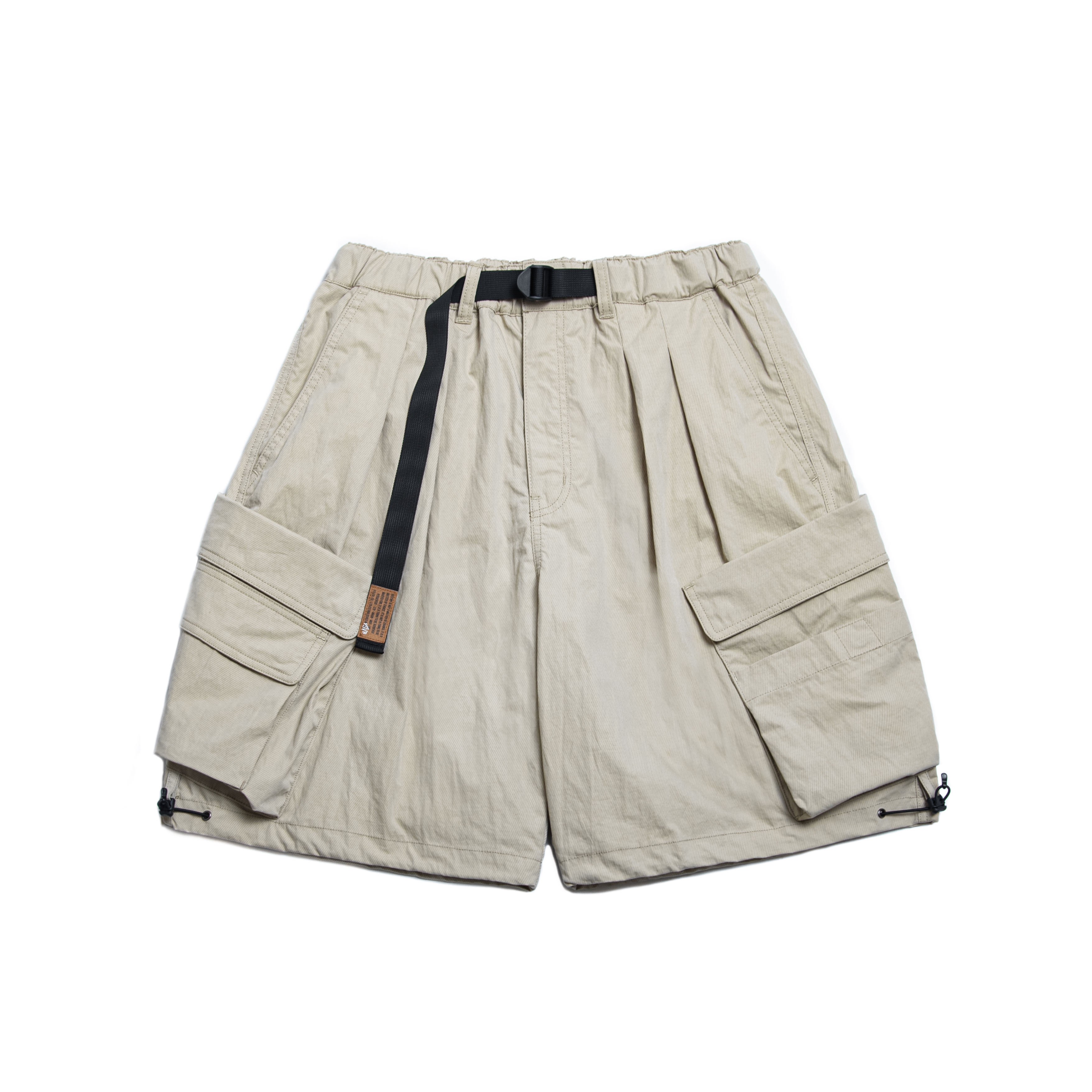 PERSEVERE MULTI-POCKET UTILITY SHORTS - LIGHT SAND