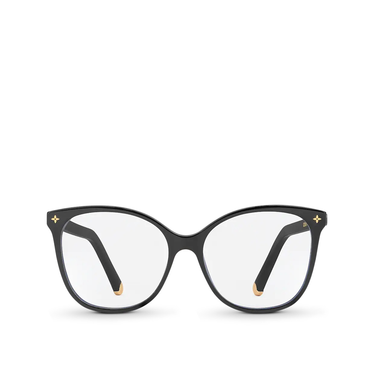 Louis Vuitton® My Monogram Light Cat Eye Glasses Black. Size E