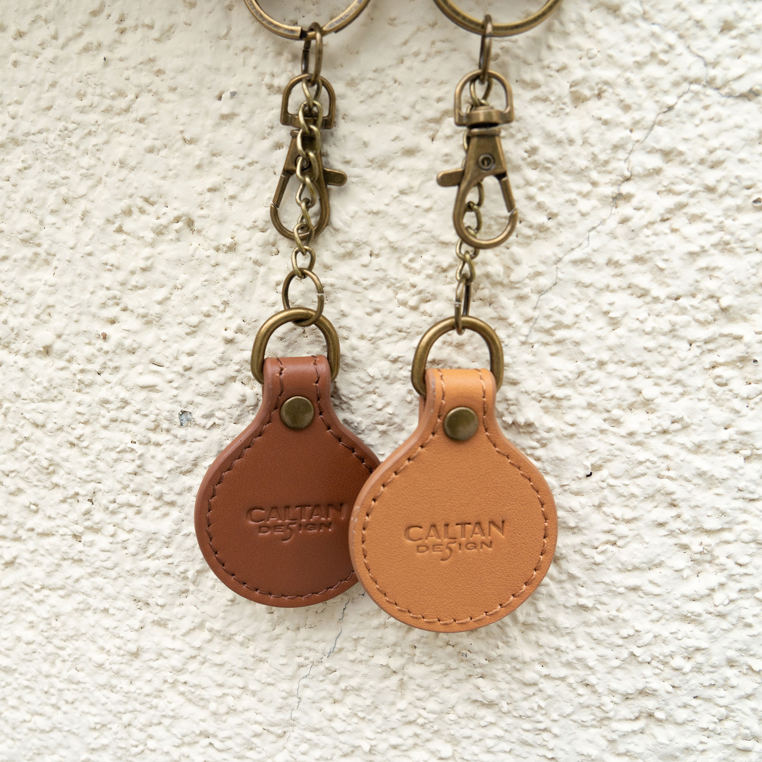 真皮水滴型鑰匙圈-多色(933502)