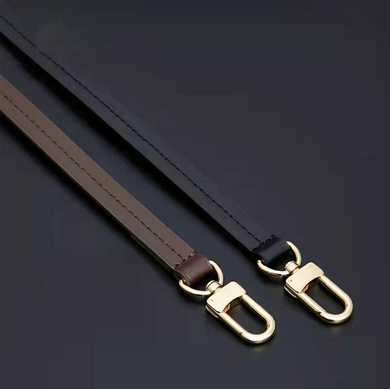 croiset棋盤格修面黑色棕色寬肩帶包包斜挎包帶配件