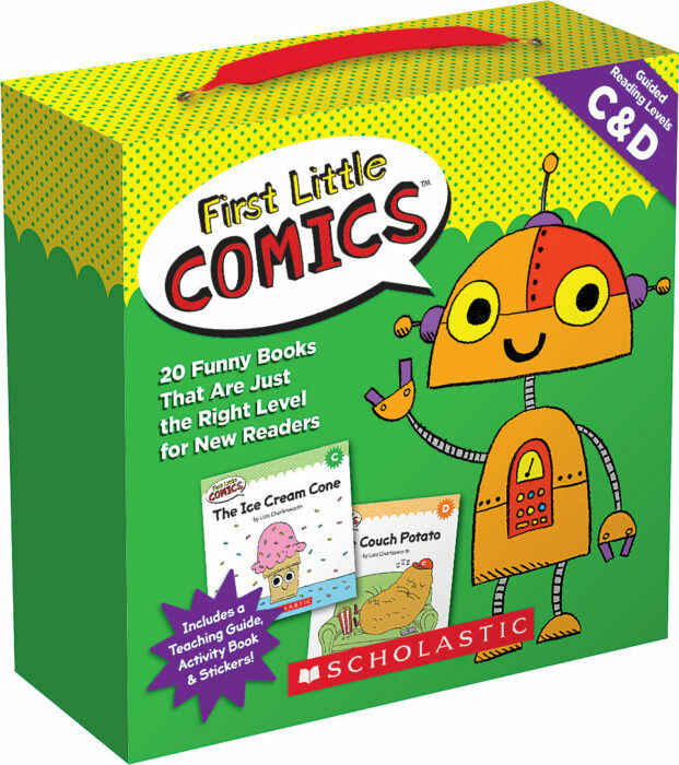 First Little Comics: Guided Reading Levels C & D (Classroom Set) : A Big Collection of Just-Right Leveled Books for Beginning Readers