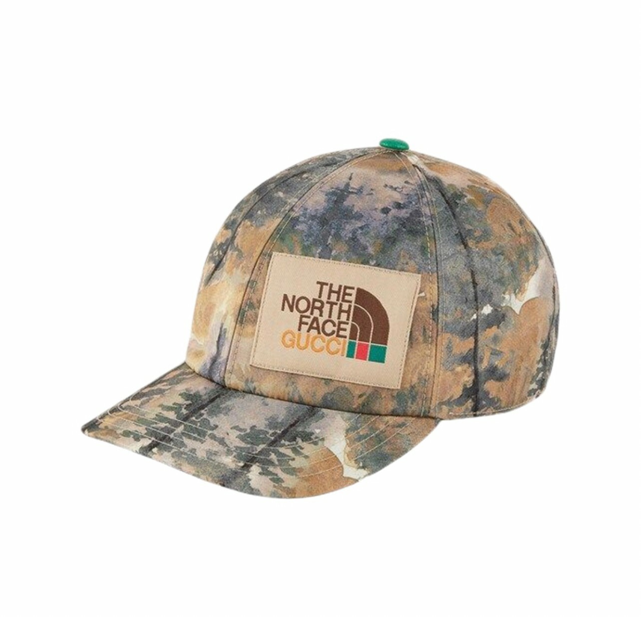 代購 THE NORTH FACE x GUCCI 古馳 聯名 森林印花標 棒球帽 多色 MAR-