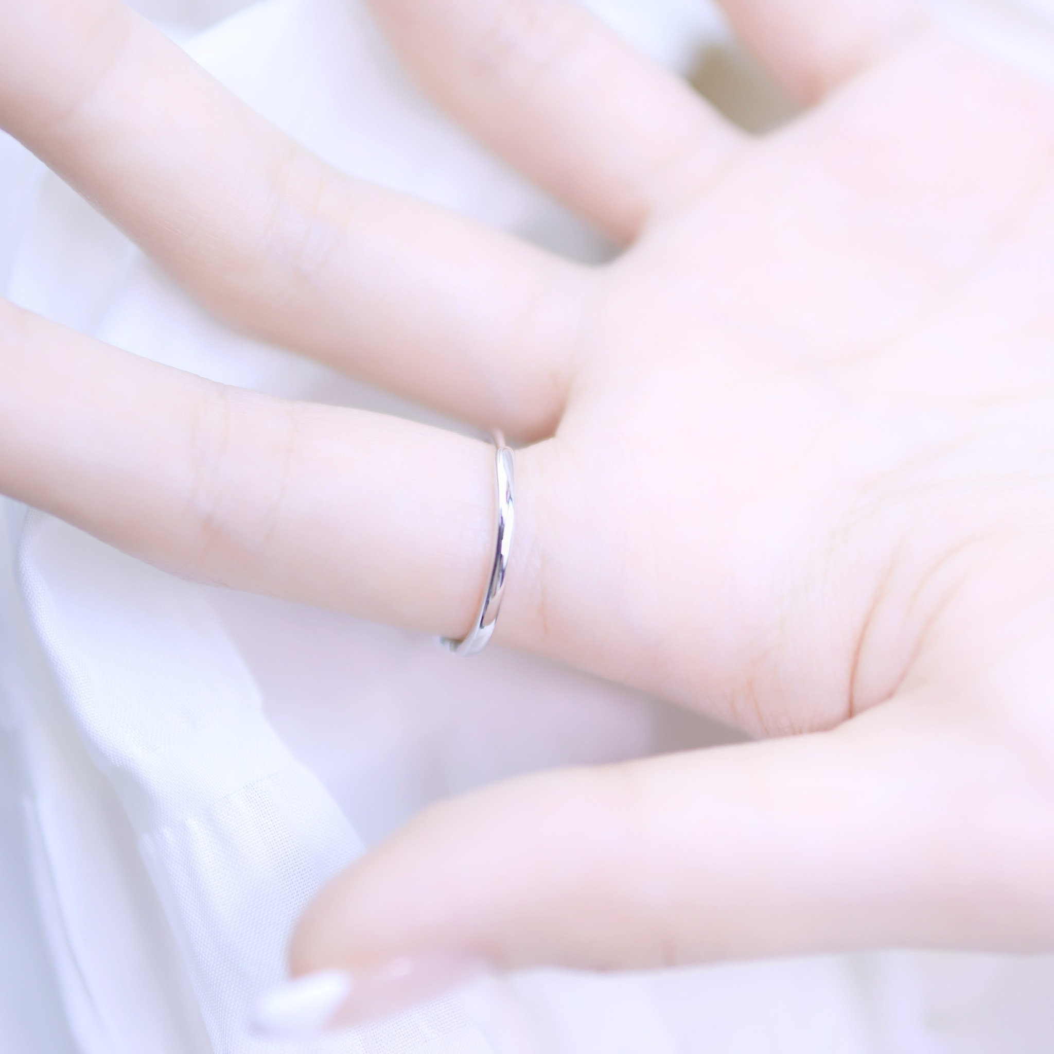 | 925 Silver・ White Gold・Rose Gold | Sweet Small Talk Ring （Silver / Rose Gold） | RI0539 |