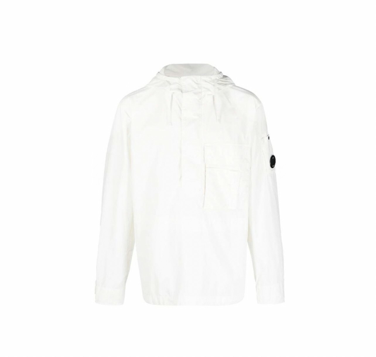 代購 C.P.Company 純色LOGO 連帽長袖 外套 男款 白 MAR-