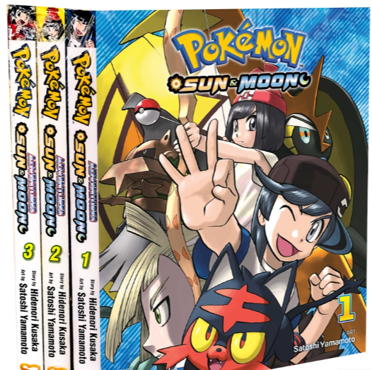 Pokémon Adventures: Sun & Moon, Vol. 1-3 3 books