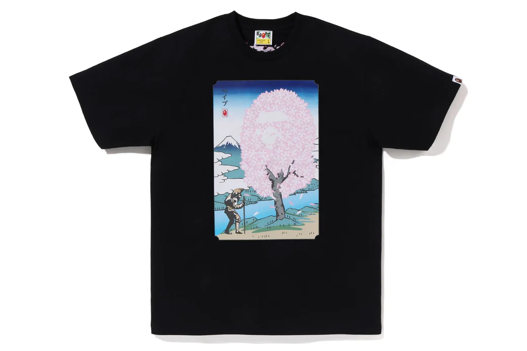 2023SS APE SAKURA TEE BAPE 大頭 限量 LOGO 櫻花樹 短T 現貨
