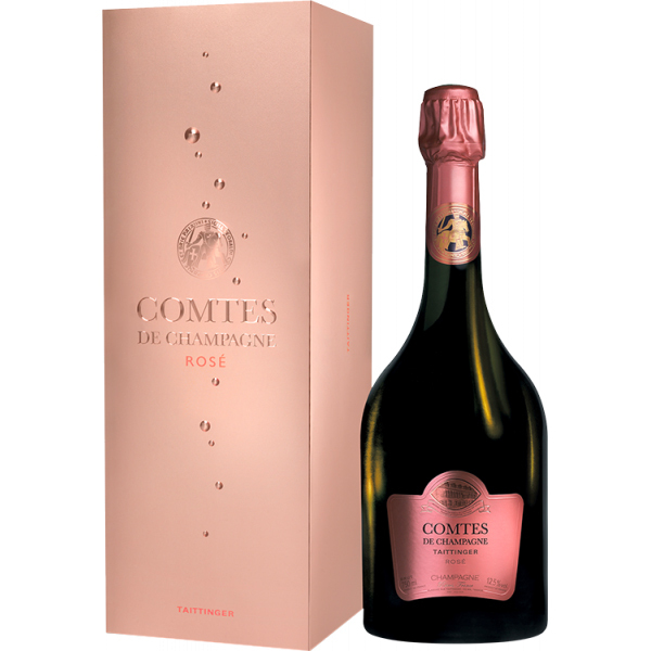 Taittinger Comtes de Champagne Brut Rose 2009 (Gift Box) (JS99)