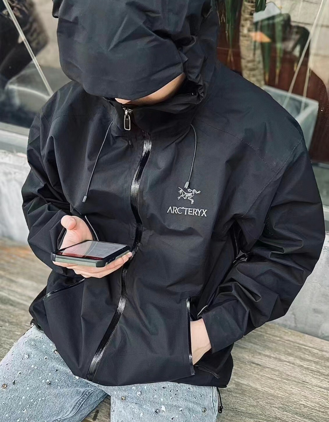 代購 Arcteryx 始祖鳥 Gamma Mx HOODY 保暖防風 連帽衝鋒外套 黑 MAR-