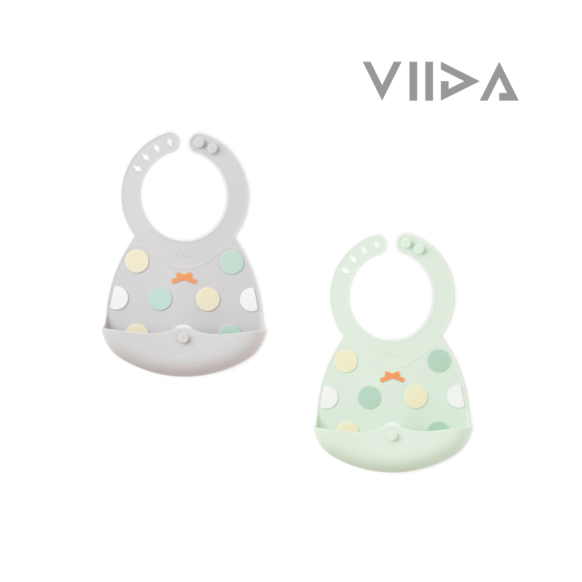Viida JOY Baby Bib (Polka Dots)