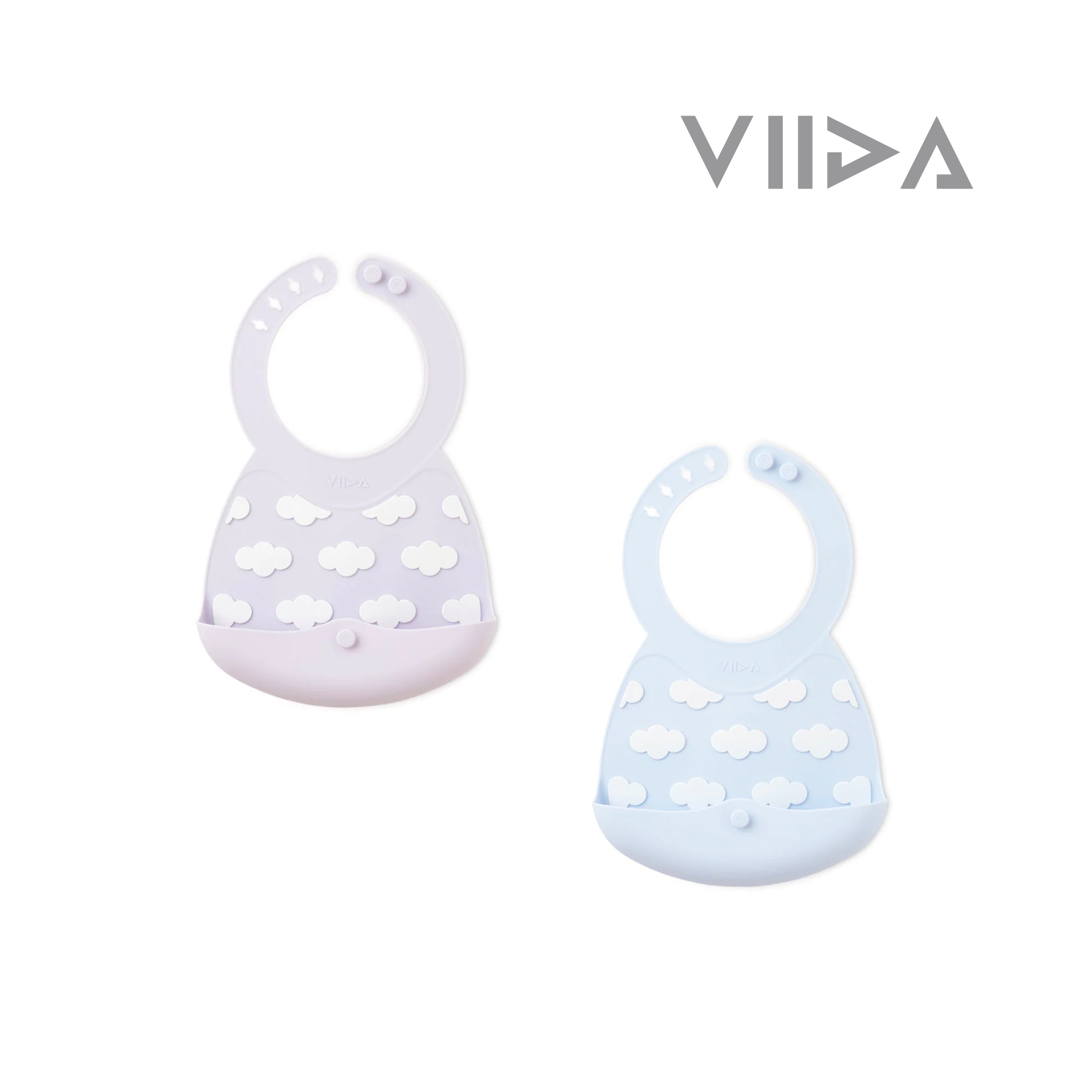 Viida JOY Baby Bib (Clouds)