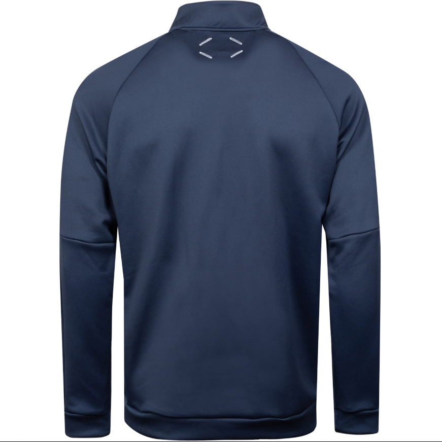 男【現貨】ADIDAS 愛迪達 Adicross Recycled Materials Quarter Zip Pullover Grey 高爾夫套頭長袖 Polo/ S018