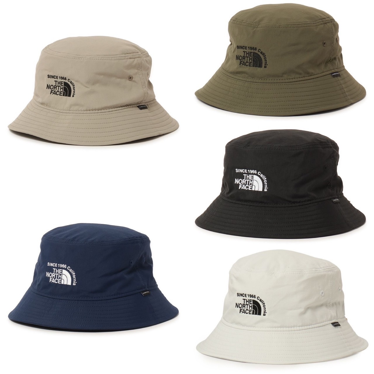 日本 THE NORTH FACE 1966 California Hat 刺繡漁夫帽