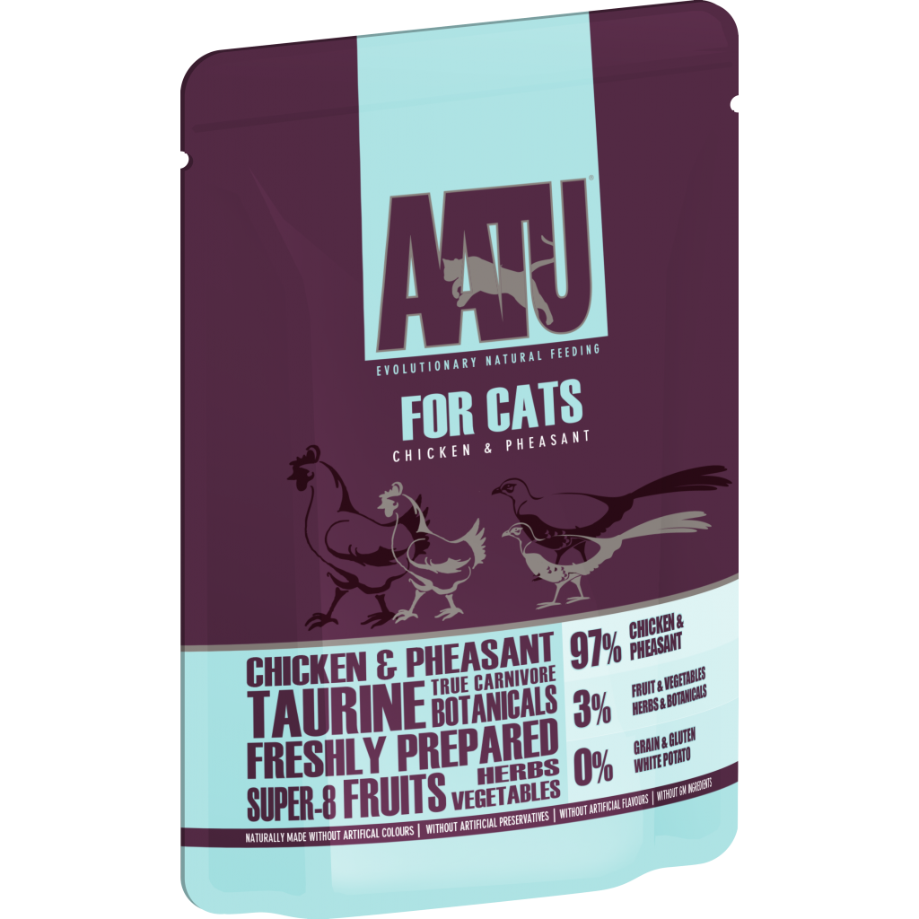 [斷貨中] AATU – 雞肉+野雞 主食濕包 Chicken with Pheasant 85g